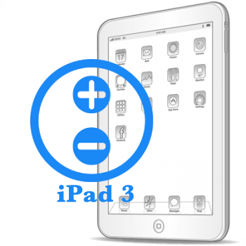 Ремонт Ремонт iPad iPad 3 Ремонт кнопок громкости  (new)