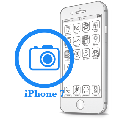 Ремонт Замена камеры (задней/фронтальной) iPhone iPhone 7 Замена передней (фронтальной) камеры на 