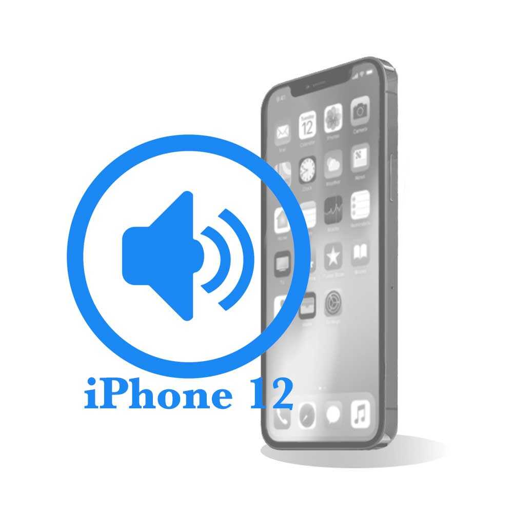 iPhone 12 - Замена полифонического (нижнего) динамика