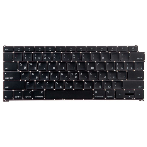 Клавіатура для MacBook Air 13" 2020 A2337 Американська/Європейська
