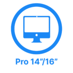 Pro Retina 14ᐥ 16ᐥ 2021-2024 - Замена дисплея в сбореMacBook