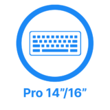 Ремонт iMac и MacBook Замена / чистка клавиатуры Pro Retina 14ᐥ 16ᐥ 2021-2024 на 